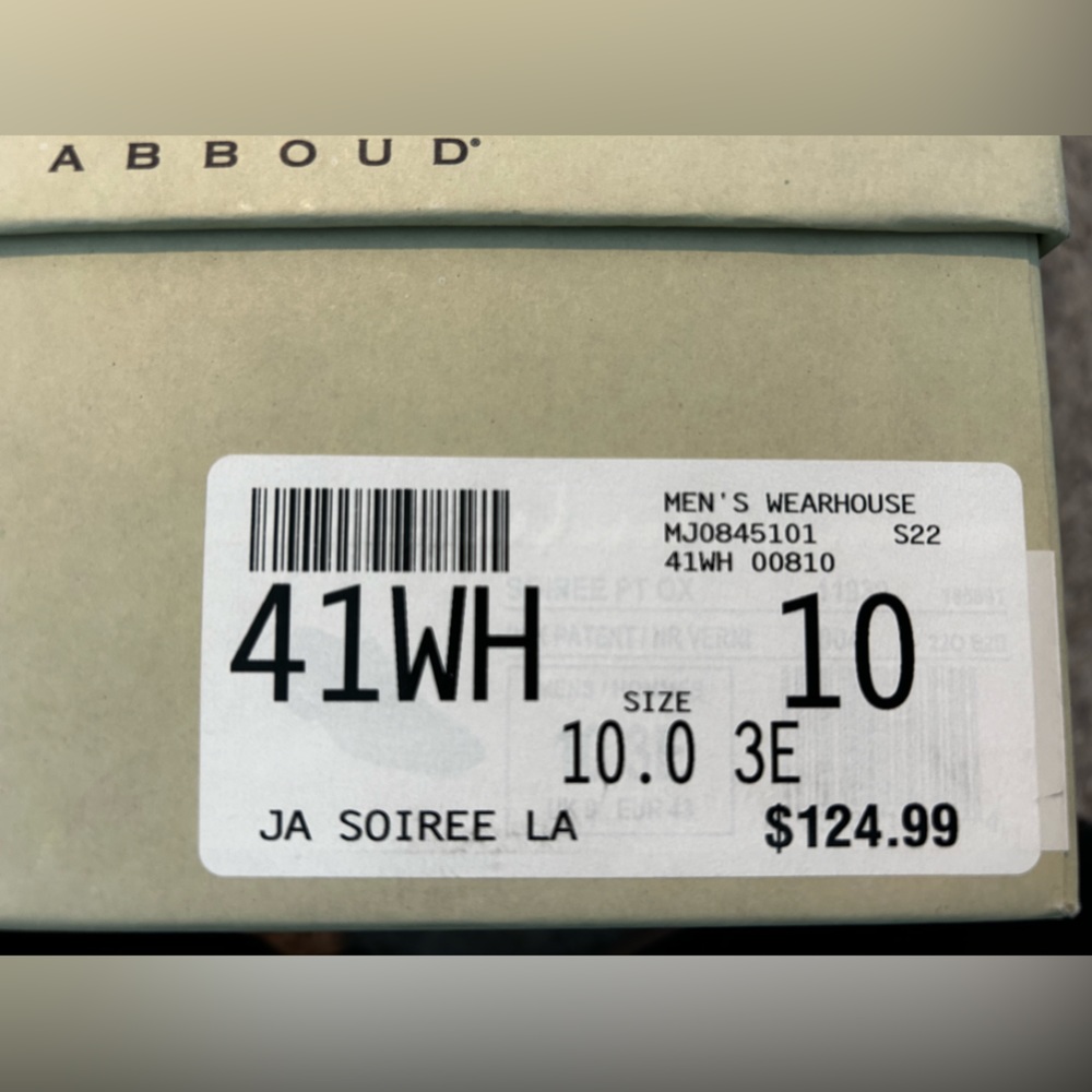 Joseph Abboud Size 10 Dress shoes